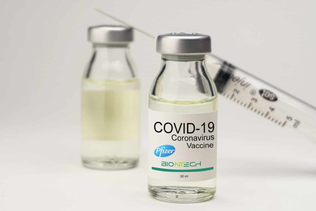 A photo of the covid-19 vaccine