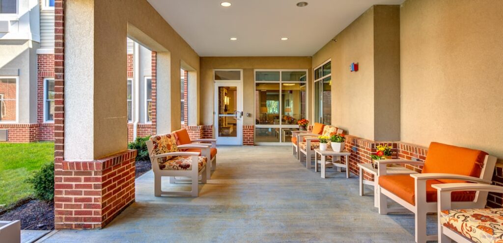 village point benches outside