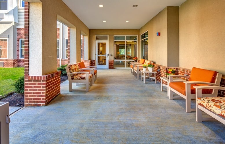 village point benches outside