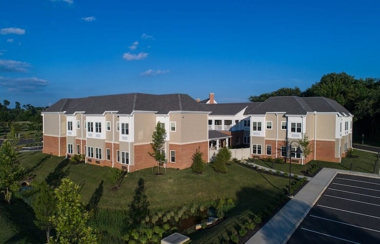 village point drone shot