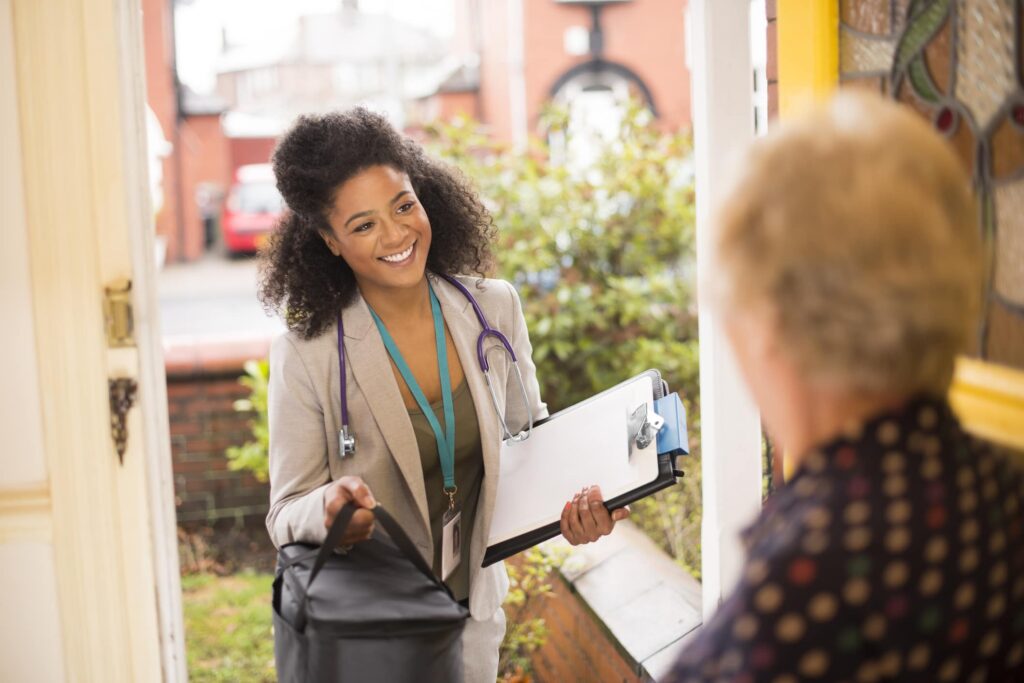 doctor making a home visit